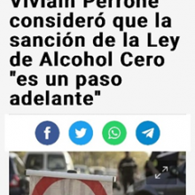 Repercusión de la sanción de la ley de Alcohol 0 al Volante 